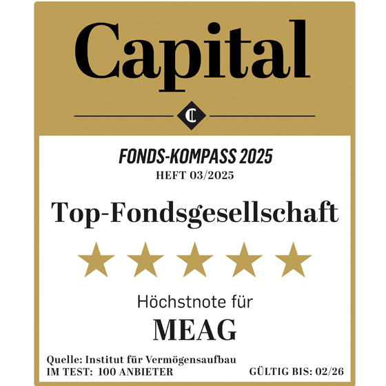 Capital Fonds-Kompass 2025: MEAG is Germany's best fund specialist