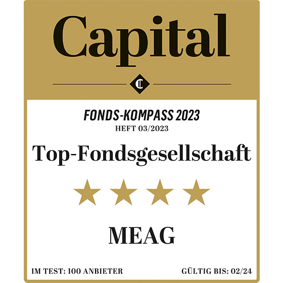 Capital Fund Compass 2023: MEAG honoured as "Top Fund Company"